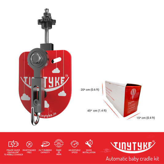 TinyTyke Baby Rocks Cradle Automation Kit for Manual Cradle | Ghodiyu | Crib | Swing | Jhula