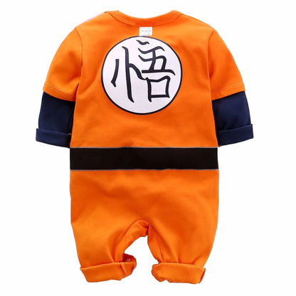 Dragon DBZ Anime Baby Boy Clothes Halloween Cosplay Costume Jumpsuit Infant Rompers Cotton Newborn Born Kids Toddler Clothing