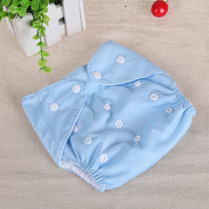 Baby Diapers Washable Reusable Nappies Grid Eco Friendly Cotton Baby Cloth Training Pant Cloth Diaper Adjustable Baby Fraldas