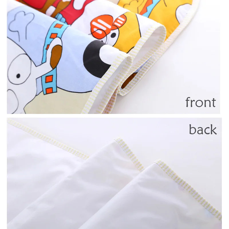 4 Size Baby Changing Mat Cartoon Cotton Waterproof Baby Sheet Changing Pad Table Diapers Urinal Game Play Cover Pet Mattress