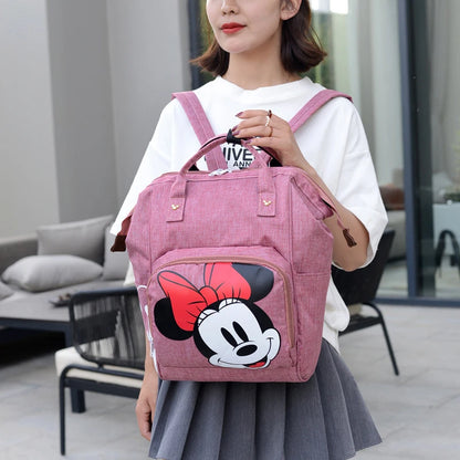 Mommy Maternity  Bag Disney Mickey Mouse Diaper Waterproof Backpack Storage Bag Large Capacity Baby Stroller Fashion Travel Bag