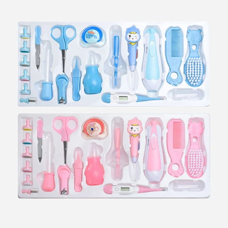 Convenient and Practical 20 Pieces Baby Care Set Newborns Health Care Kit Grooming Supplies Hair Brush for New Parents