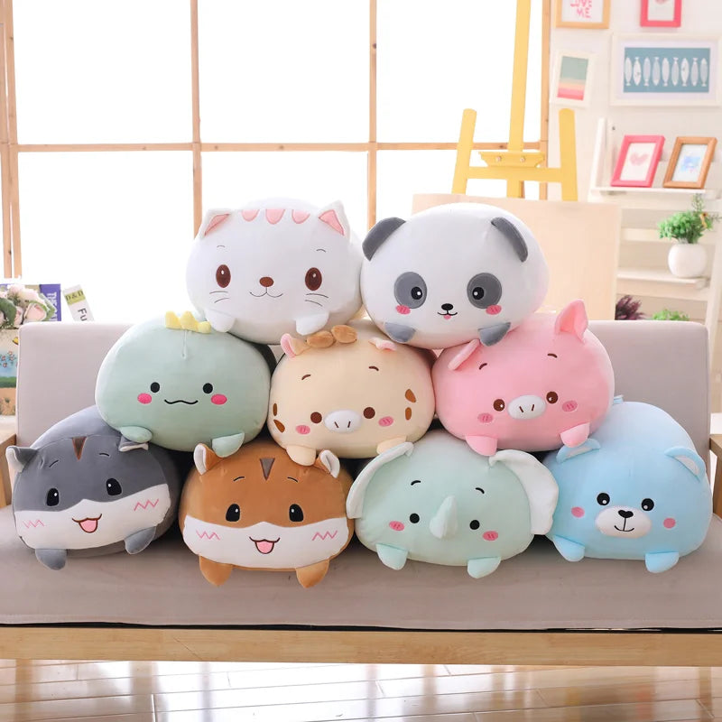 90cm Soft Animal Cartoon Corner Bio Pillow Cushion Cute Dog Cat Dinosaur Pig Unicorn Plush Toy Stuffed Lovely Kid Birthyday Gift