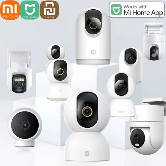 Xiaomi Mijia APP  Smart Camera PTZ Version 2K 1080P 1296P Night Vision Webcam 360° Camcorder WiFi Wireless Mute Baby Monitor Cam