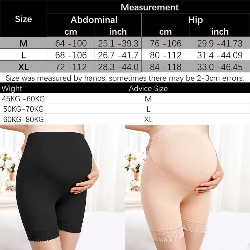 Summer Maternity Safety Pants Soft Slim Adjustable Premama Waist Pregnant Pregnancy Clothes Enceinte Pants Ropa Leggings Women