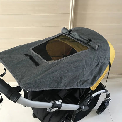 Universal Baby Stroller Accessories Sun Shade UV Protection Sunshade Carriage Canopy Cover for Prams Infants Car Seat Sun Visor